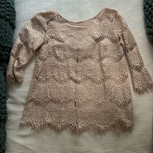 Zara lace top